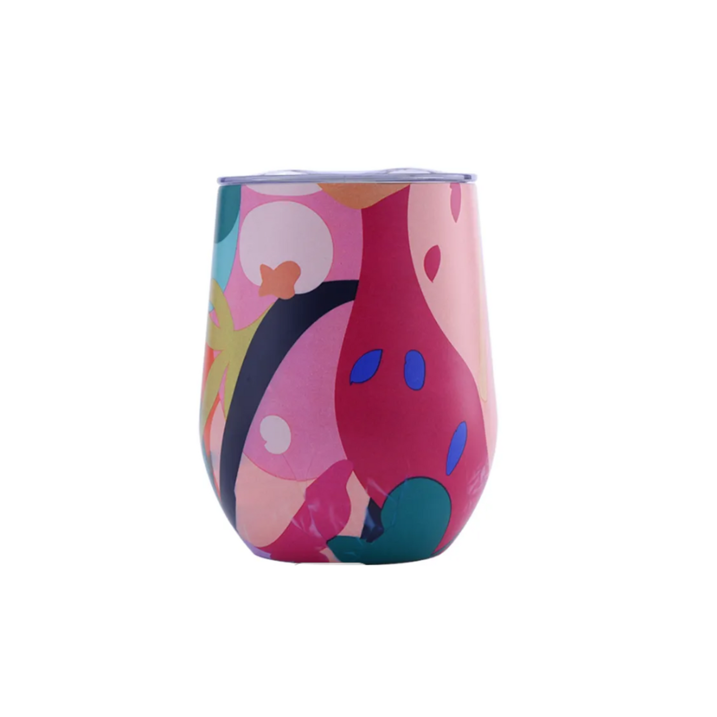12oz Wine Tumbler - Tropical