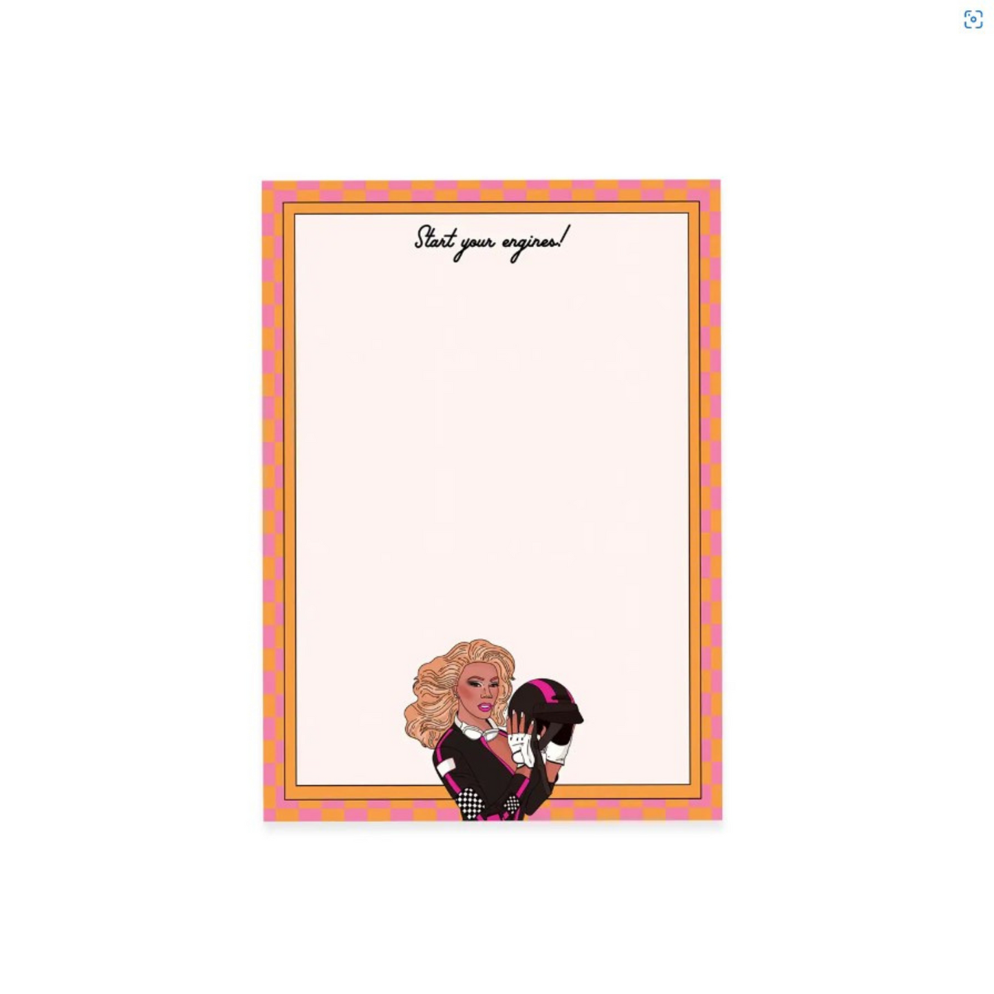 Start Your Engines Notepad