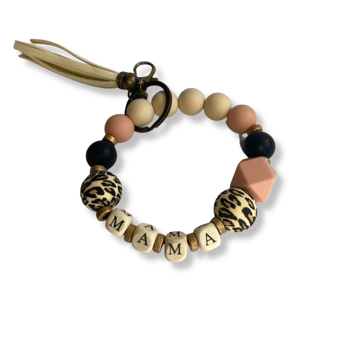 Mama Wristlet Keychain