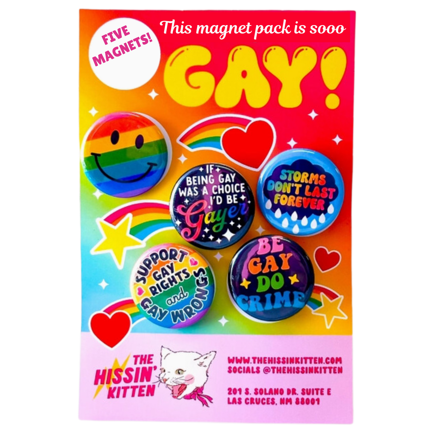 The Gayest Magnet Pack