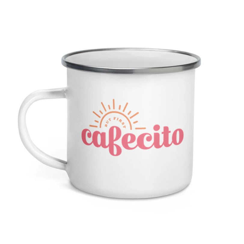 Cafecito Enamel Mug